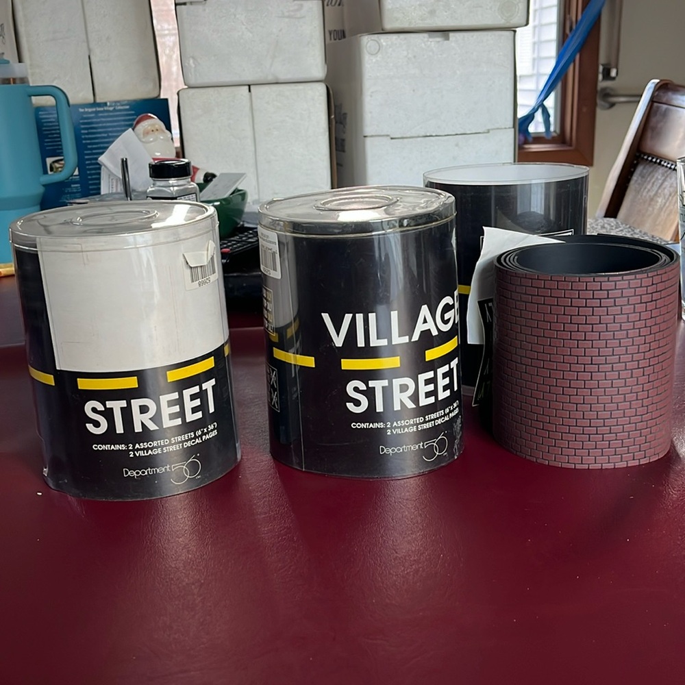Department 56 Streets & Brick village accessories